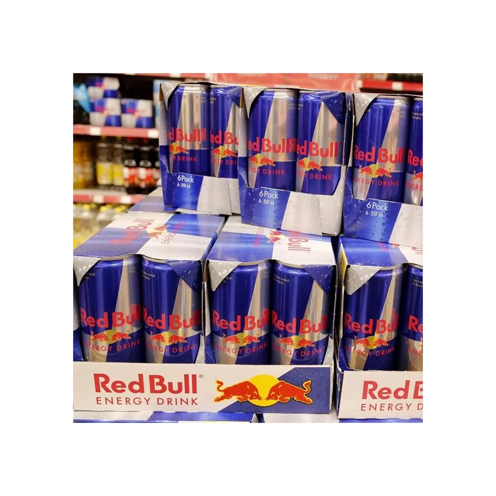 Заводская цена оригинальный Австрия Redbull 250 мл энергетический напиток консервированный 330 классис желтый свет кофеин оптовый