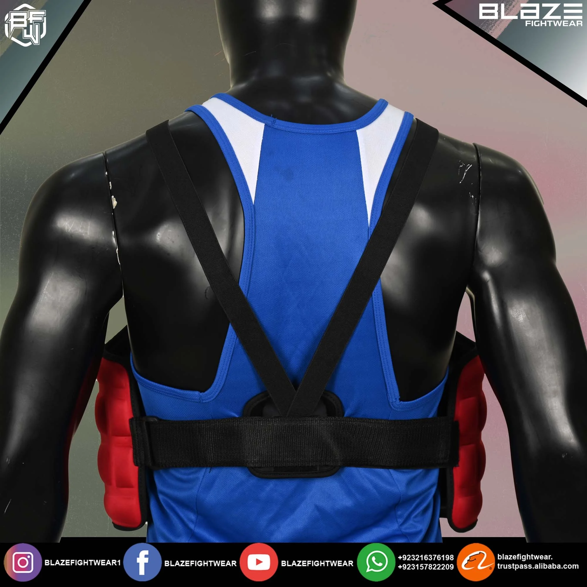Wholesale boxing chest guard for MMA Martial Arts training kickboxing body protector