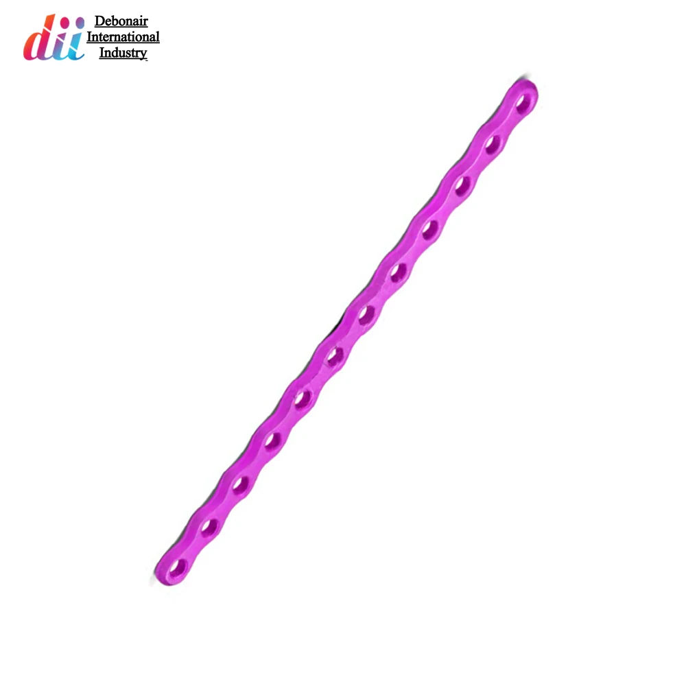 Изготовленные на заказ титановые мини-пластины для фрагментной фиксации 2 7 мм прямые низкопрофильные ортопедической хирургии и реконструкции костей CE