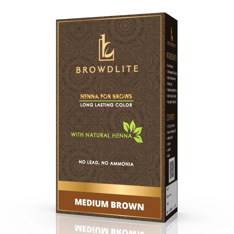 Best brow henna eyebrow makeup kit color black eyebrow tint powder good price leading supplier
