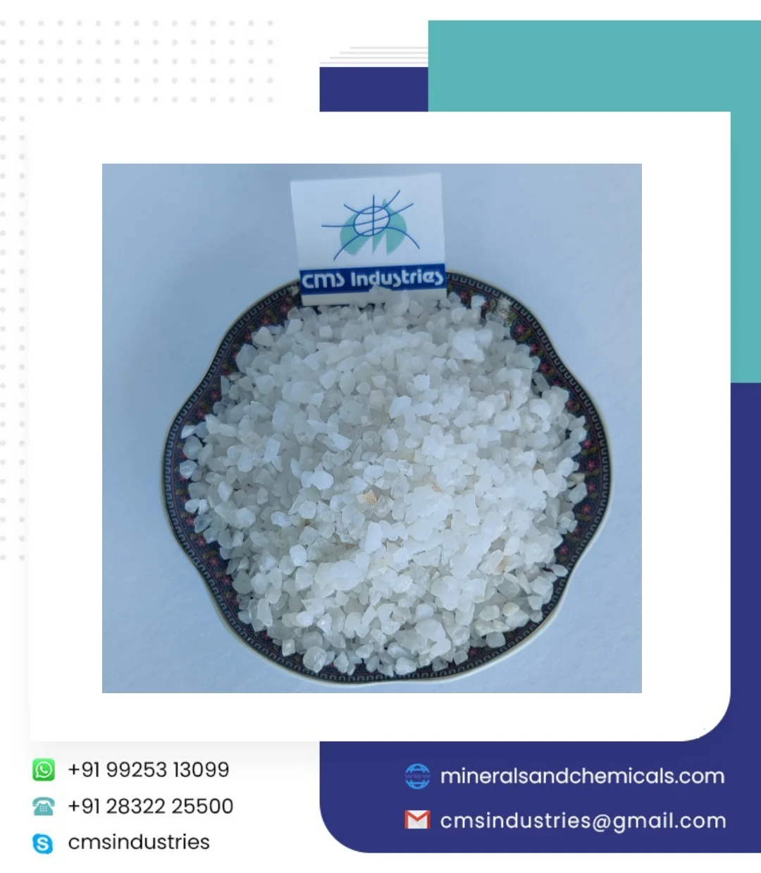 High Grade Natural Quartz Grits