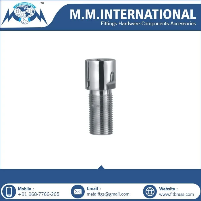 Standard Quality Brass Extension Fitting Nipple Male Chrome Plated Extension Nipple for Worldwide Export