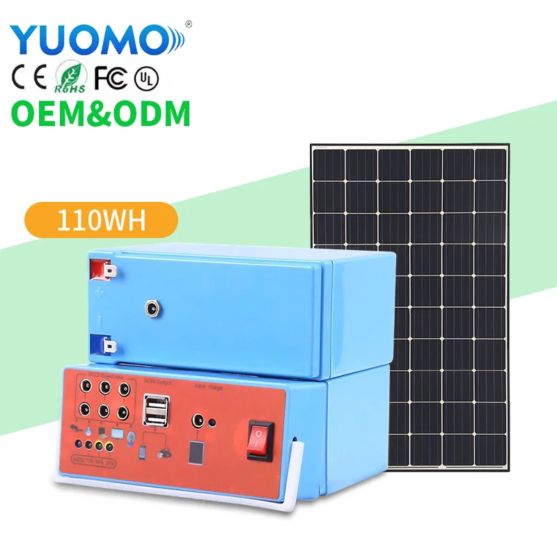 Wholesale 110Wh Portable Solar Power Station Energy Storage Power Supply Lithium Ion Battery with Bubbles for Live Home Outdoor
