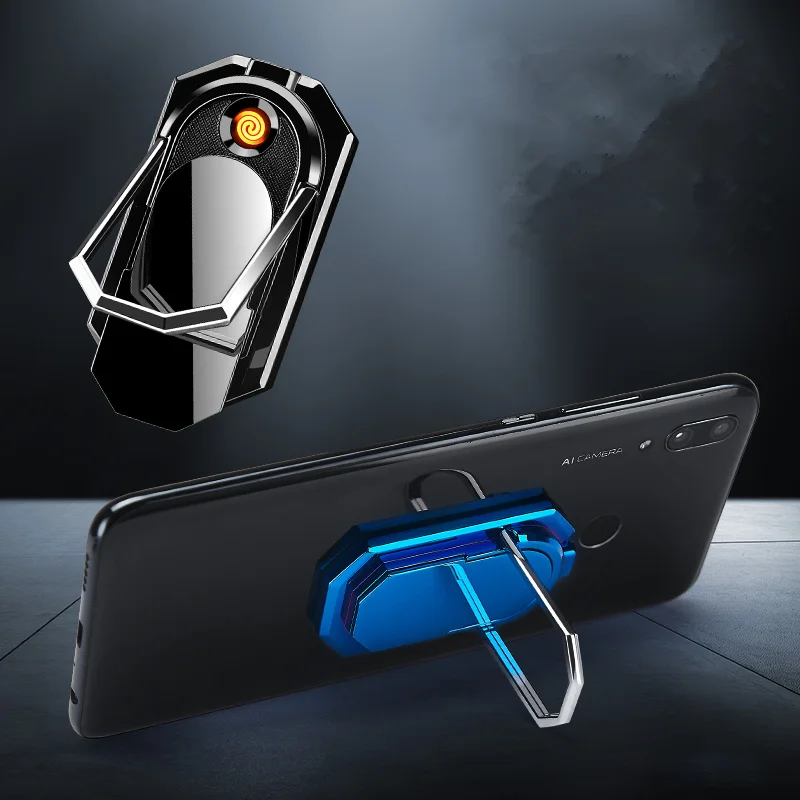 DEBANG Usb Lighter Wholesale Creative Multifunctional Rechargeable Coil Lighter and Phone Holder electronic lighter