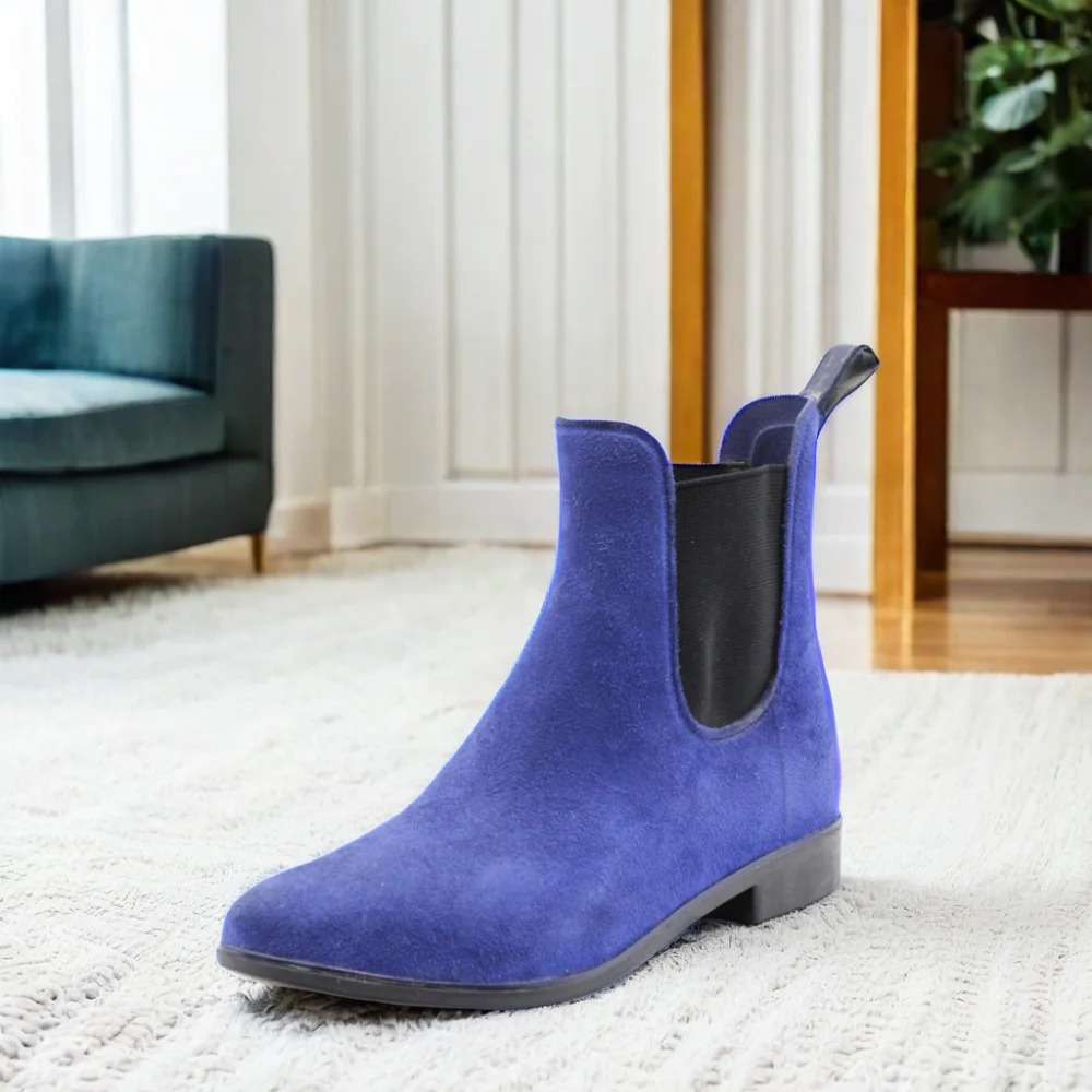 Женские водонепроницаемые резиновые сапоги из ПВХ