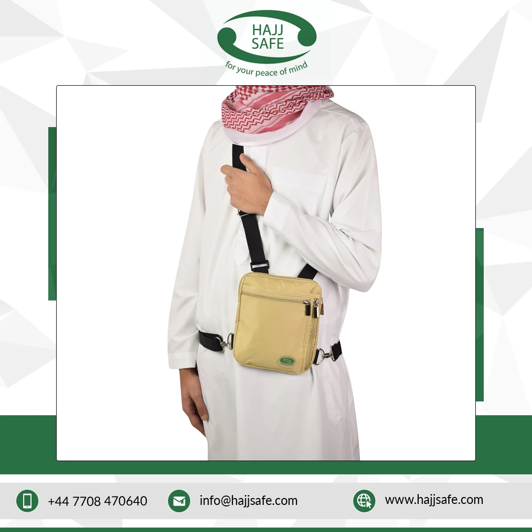Superlative Quality Anti-Theft Hajj Umrah Shoulder Bags Water Resistant Side Neck Bags Best Price Wholesale Nylon Lining Girls