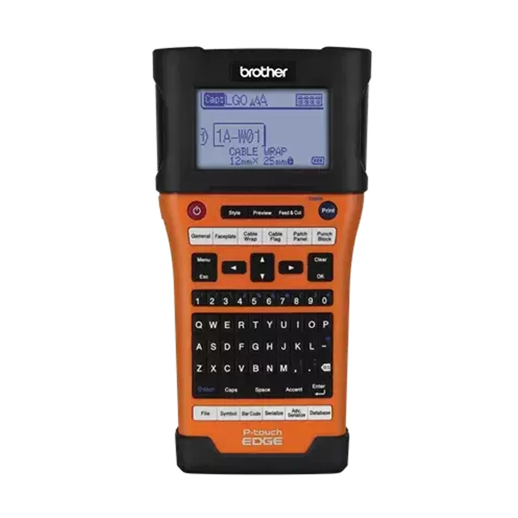 Best Quality Industrial Handheld Labeling Tool Kit Labelers Auto Cutter & Computer Connectivity for Cables, Patch Panels