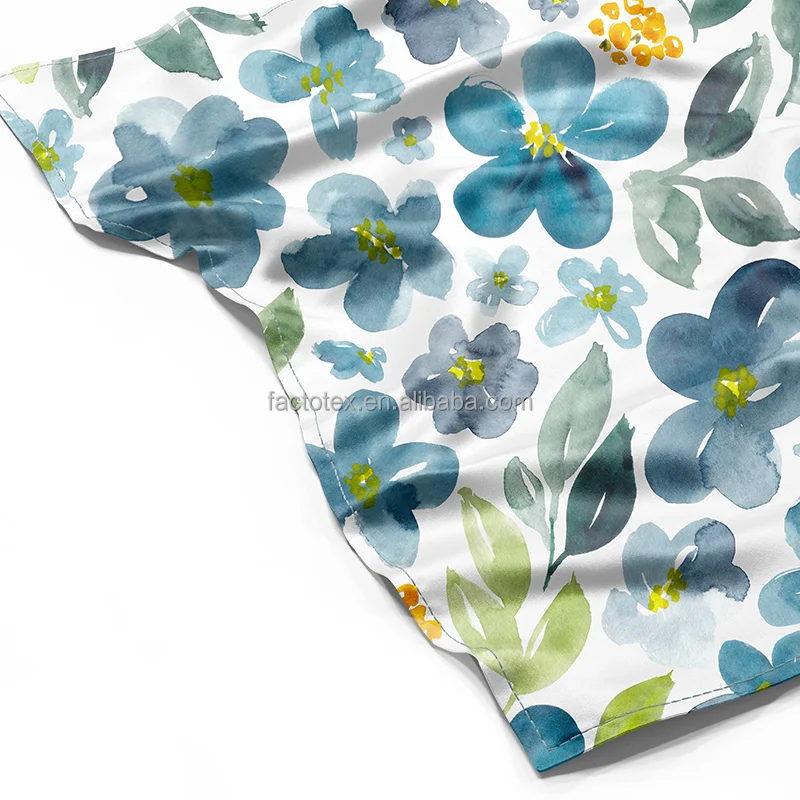 New Product Customized Floral Print Silk Satin Fabric Digital Print Silk Charmeuse for Dresses