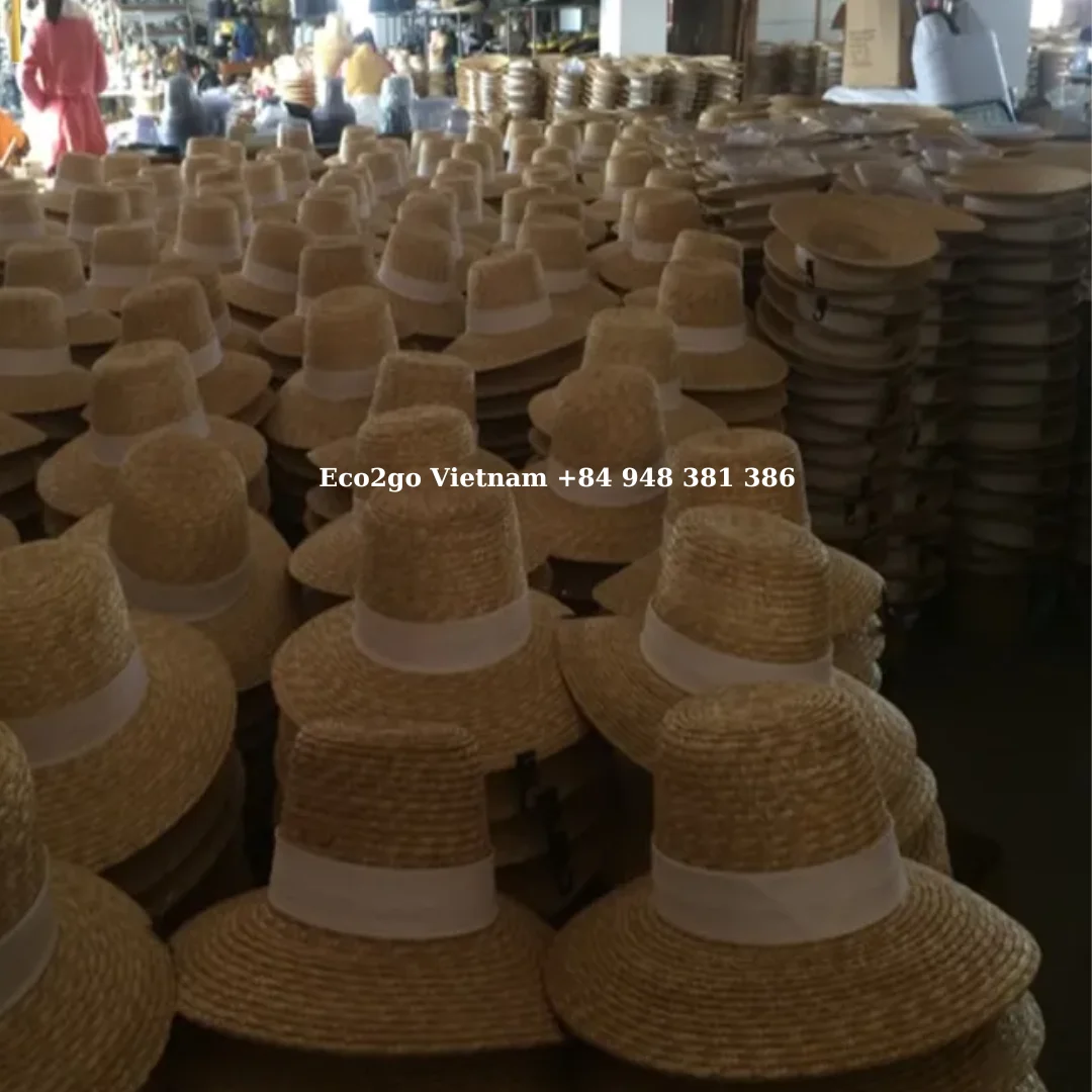 Best Seller 2024!!! Wholesale Straw Hats Straw hats for men Straw hats summer women With Customized Design Size In Vietnam