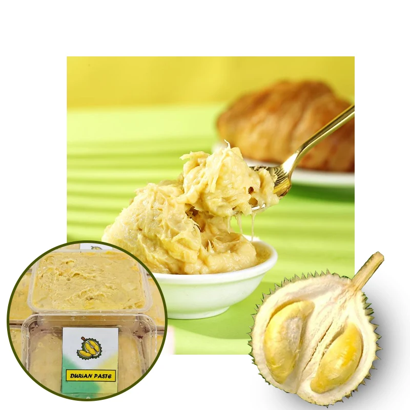 Premium High Quality Durian Paste (Mix Musang King, Ioi And D24) Suitable For Baking and Desserts Making