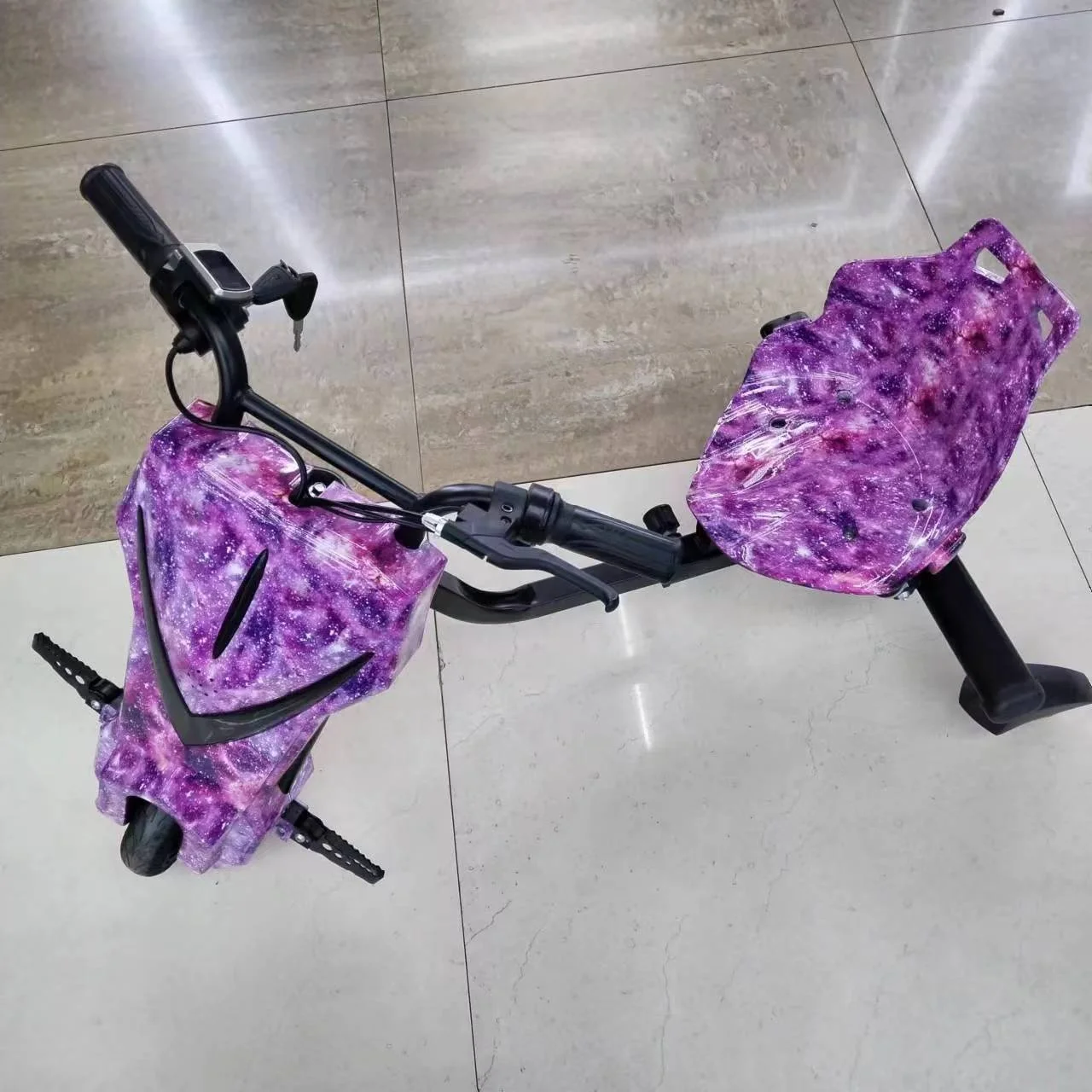 Kids electric scooter 360 rotating crazy cart good price 3 wheels electric drifting trike for kids
