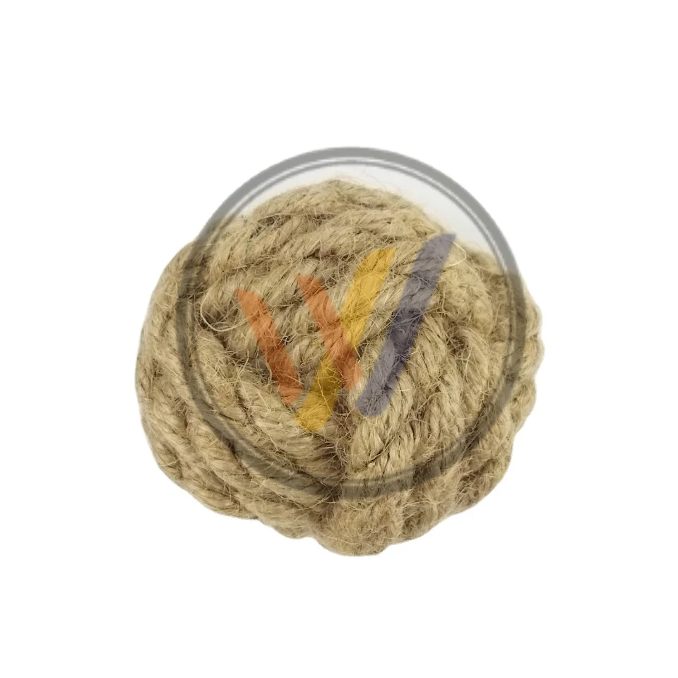Hemp Ball Pet Toy Handle // 100 Per Cent Natural // Best For Your Pet // Safety // Made In Viet Nam // Ms Christin