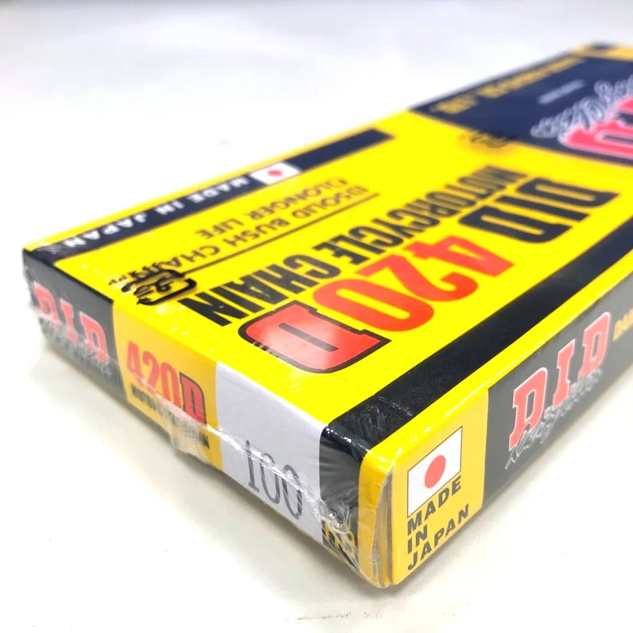 (Made in Japan) DID 420D Motorcycle Chain 100 Links (420D x 100RB)