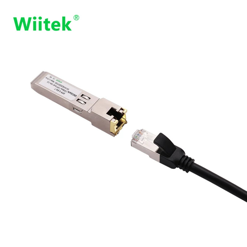 2.5G SFP RJ45 Copper Moduct 100m SFP-2.5G-T Compatible HPE JNP DEL INT ARI UBQ Transceiver sfp to rj45