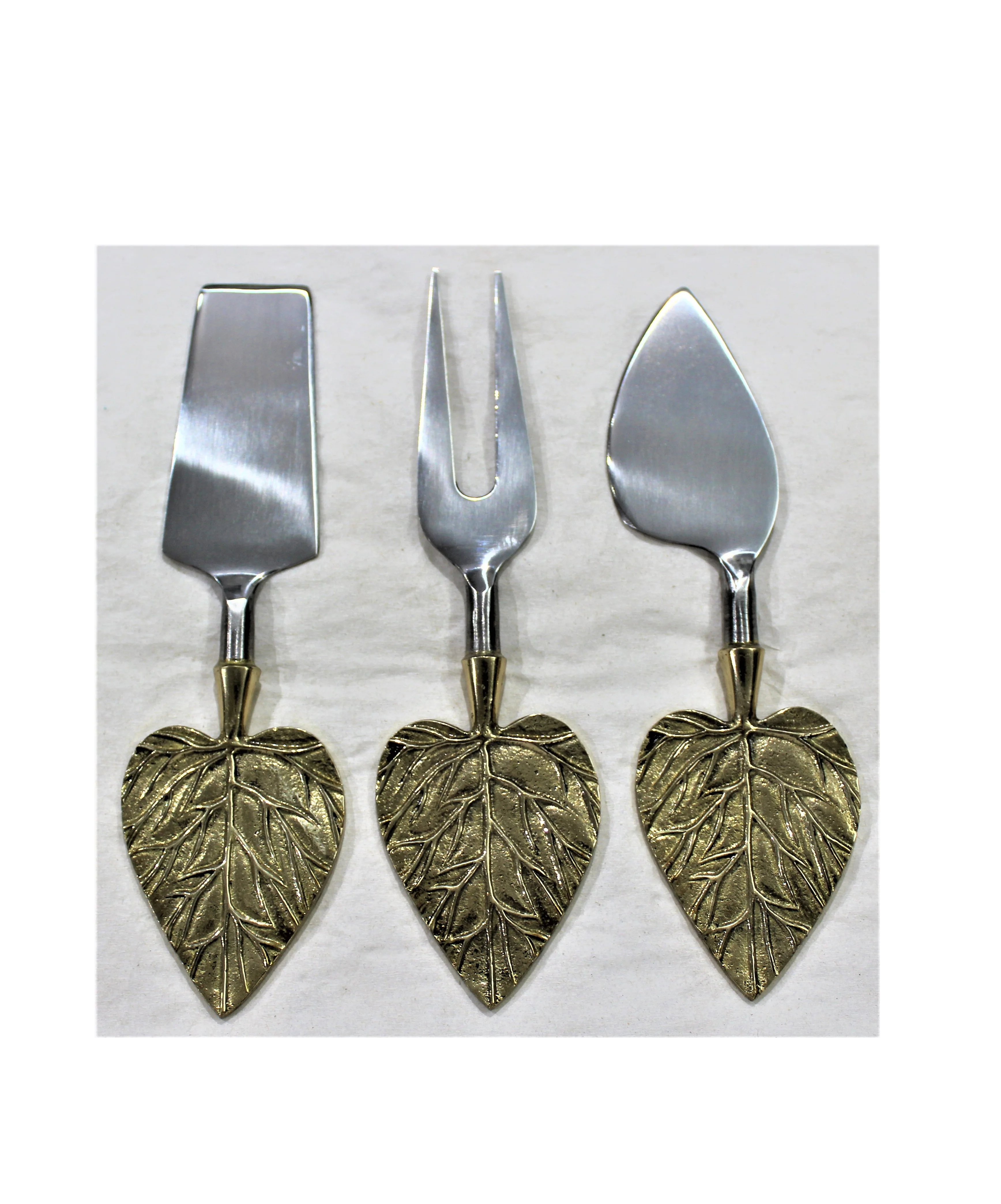 Creative Golden Brass Branch Handle Cheese Knife Cutter Tool Home Hotel Kitchen Use Accessories Fruit Vegetable Slicer Set