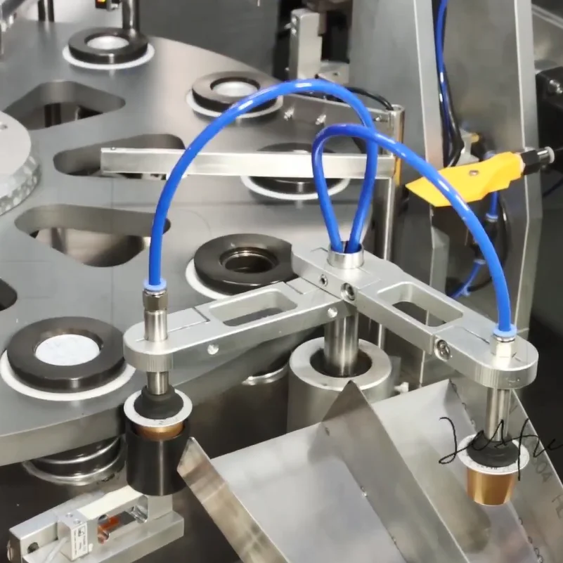 New machine 2022 Nespresso empty aluminum Coffee Capsule Rotary type popular in the USA automatic Nespresso filling machine