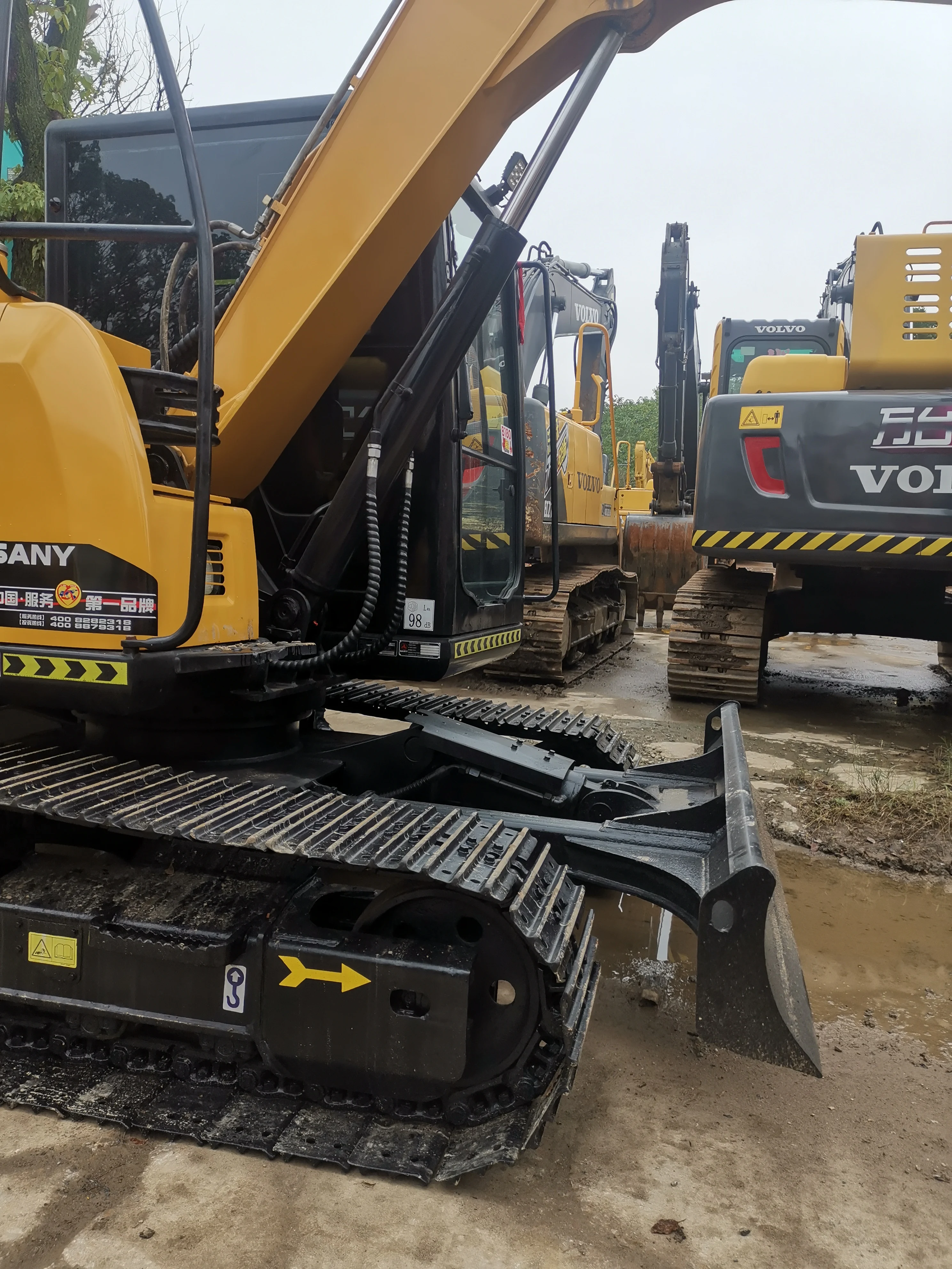 Best Quality Sany Sy60 Sy75 6Ton 7Ton Second Hand Used On Sale Excavator Digger With Cheap Price