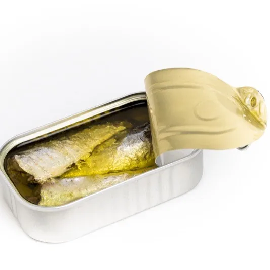 Manufacturers price Sardine Tin Canned Fish Sardines In Vegetable Oil canned