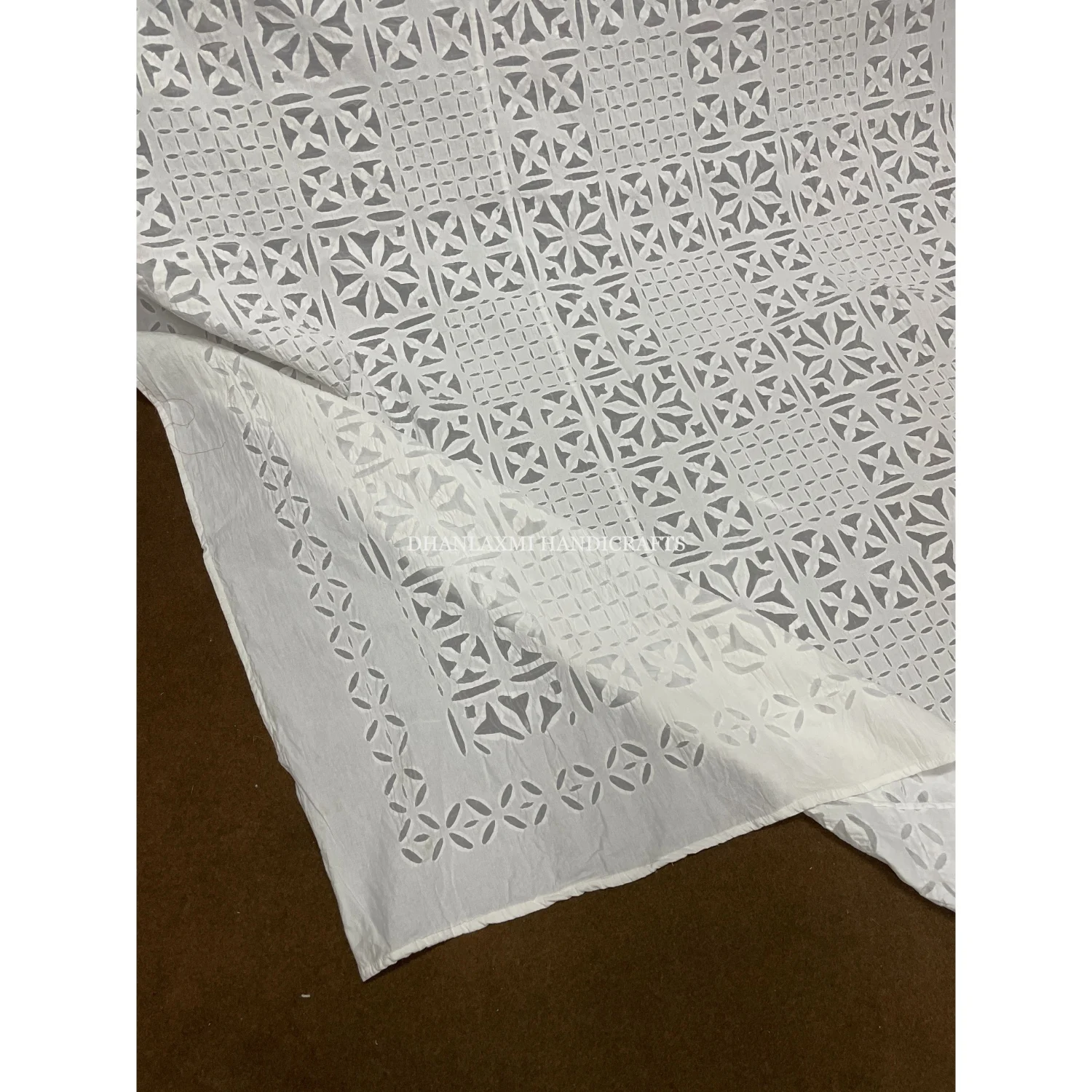 Indian Jaipuri Design Luxury Cotton Bed Sheet Handmade Applique Bed Cover Wholesale Size Bedsheet Bedspreads & Coverlets