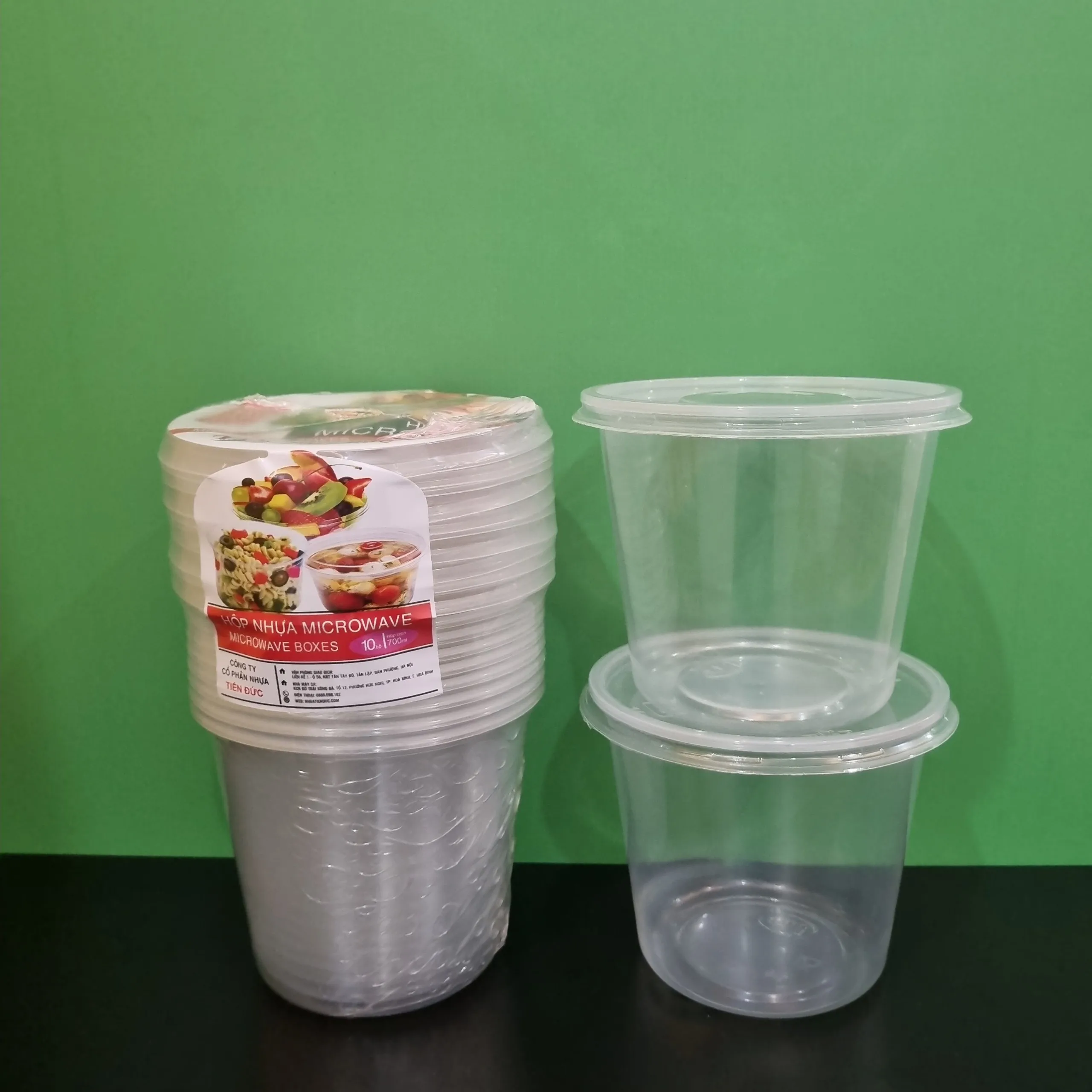 350 500 550 600 700 1000 1200ml Cheap Price round shape PP plastic Food Containers With Lid Vietnam manufacturer