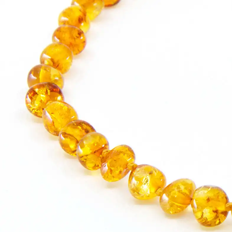 Baltic Amber Honey Beaded Necklaces And Bracelets Knotted Natural Authentic Baltic Amber
