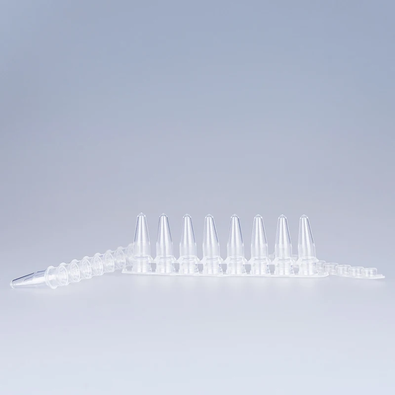 BBSP Прямая поставка с фабрики лабораторные одноразовые пластиковые белый прозрачный 0 1 мл 2 шины для легкового автомобиля пластик 8-стрипы 8 полосок пробирка ПЦР