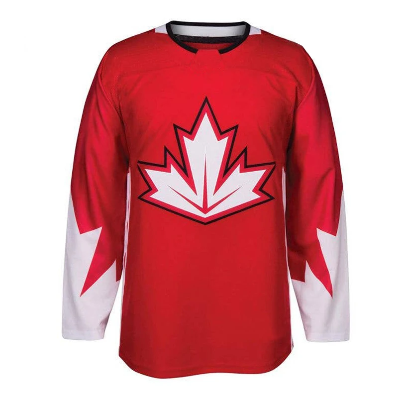 100% polyester high quality cheap international new style custom sublimation team ice hockey jersey uniform