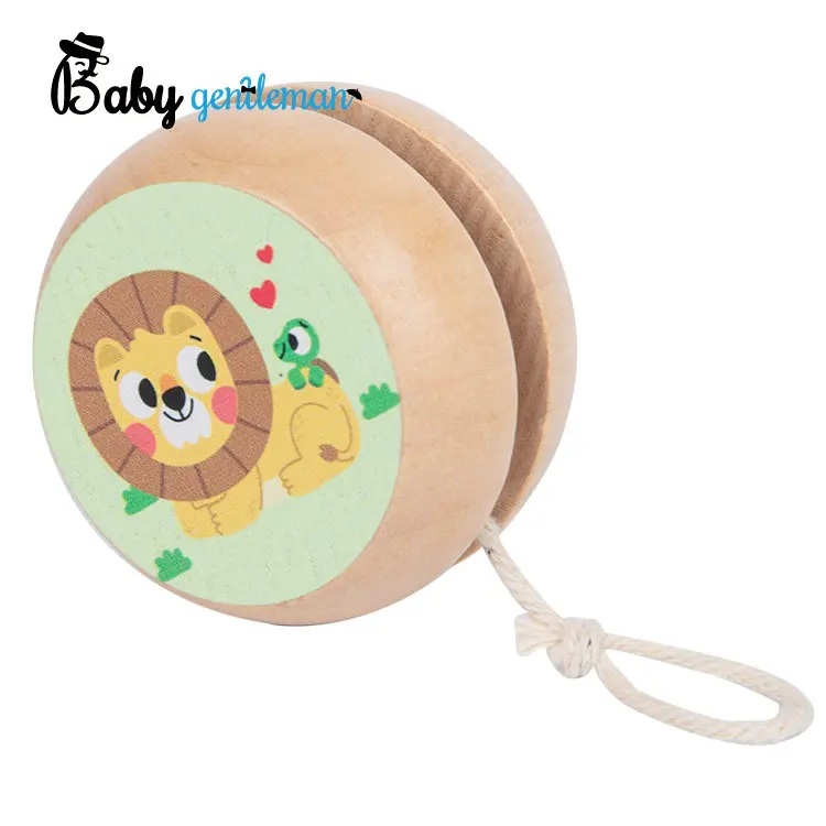 Good Quality Wooden Looping Yoyo Toy Cute Animal Yo-Yo Kindergarten Gift Toy For Kids Z05236B