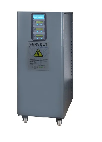 Three Phase 30 KVA Static Voltage Regulator Stabilizer 275 -435 V/380 V Aluminium 3 phase High Quality Best Price