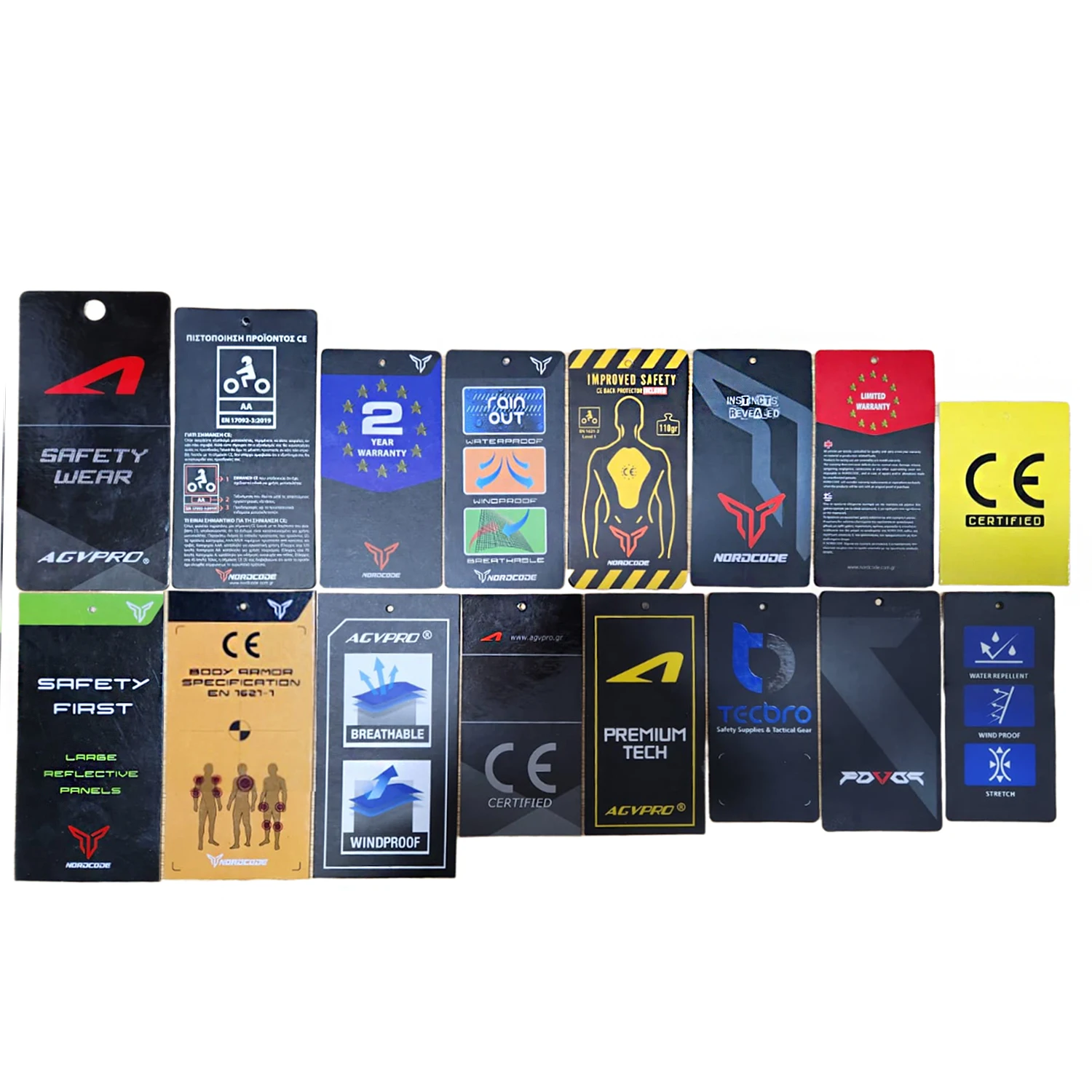 Wholesale Header Card hangtag Custom Brand Name Logo Printed hangtag Custom package hang tag For Sports Products