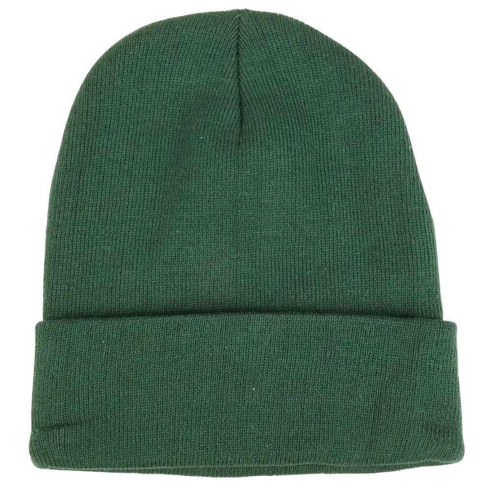 New Soft Vintage Knitted Superior Cotton Blend Knit Long Cuff Winter Beanie Hat Organic Cotton Beanie ny Beanies Unisex