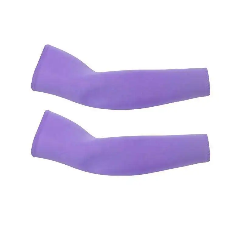Factory Gym Running Elbow Protective Compression Basketball Volleyball Football Sport  Sun Cycling Ice Silk Cool Arm Sleeve