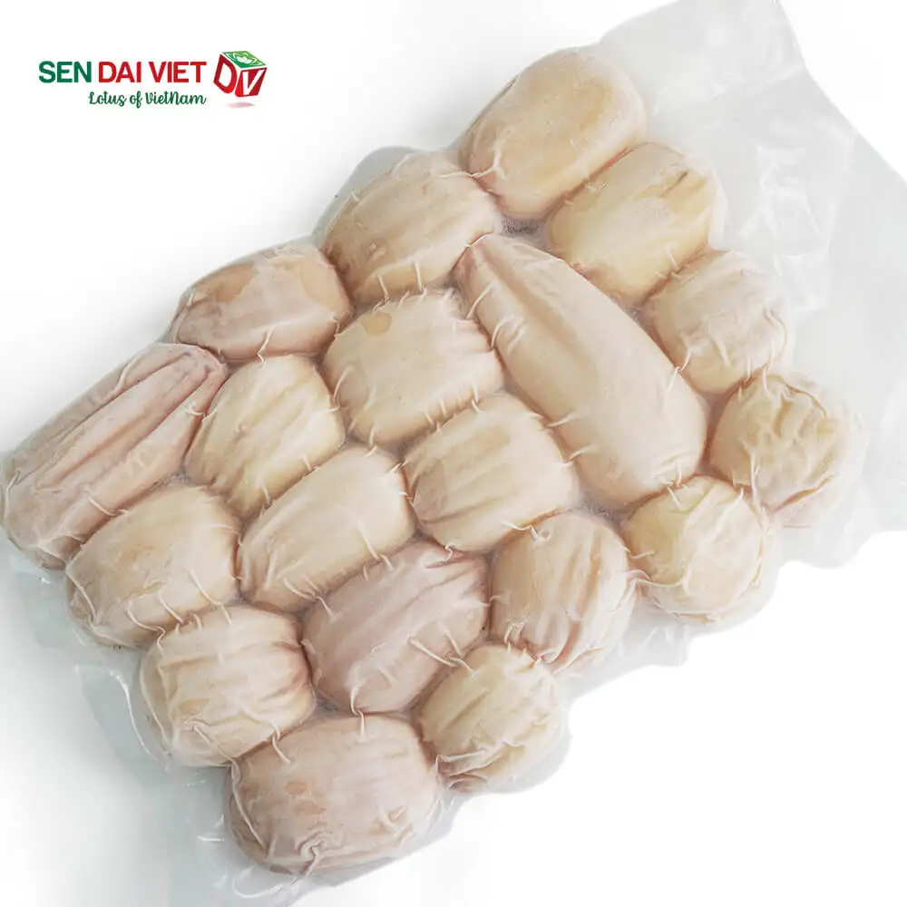 Whole Part Ivory White Color Wholesale Price Frozen High Quality Origin IQF Vacuum Pack Vietnam Lotus Root