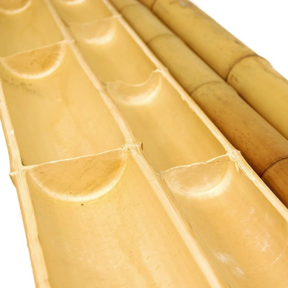 Whole split Vietnam treated natural bamboo raw materials for construction and gardening bamboo poles stakes