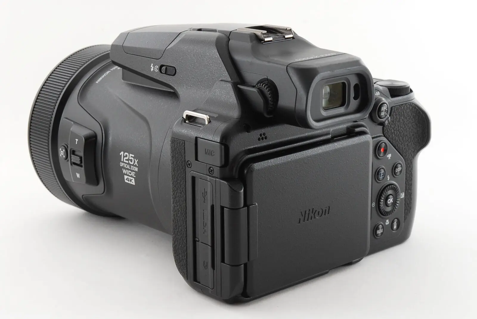 COOL PIXX P1000 Black Digital Camera 125x Optical Zoom