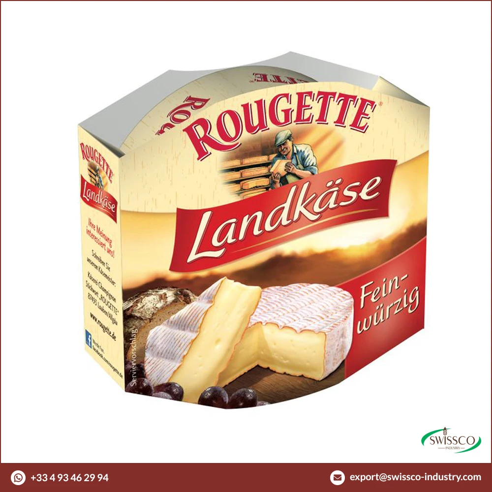 Global Distributor Selling Rougette Landkase 2kg Creamy Red Cheese with Long Shelf Life