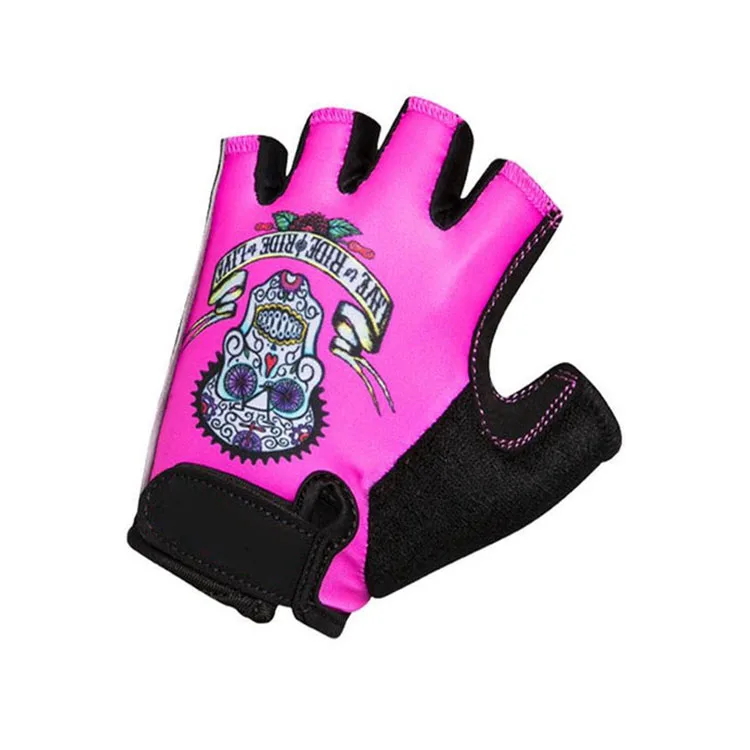 Customizable Design Custom made New Fashion anti slip Finger less Gloves unisex cycling winter bike gloves gym gloves