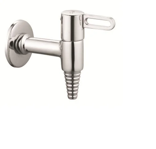 CORSA SONET series Wall mount Nozzle bib cock faucet tap Brass Chrome finish Quarter Turn foam flow for Basin kitchen bathroom