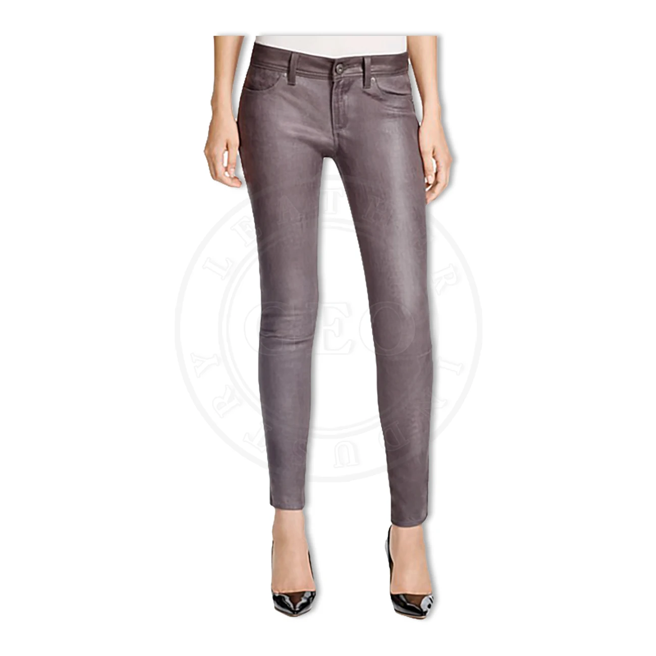 Fashion Season Women Fashion Leather Pants