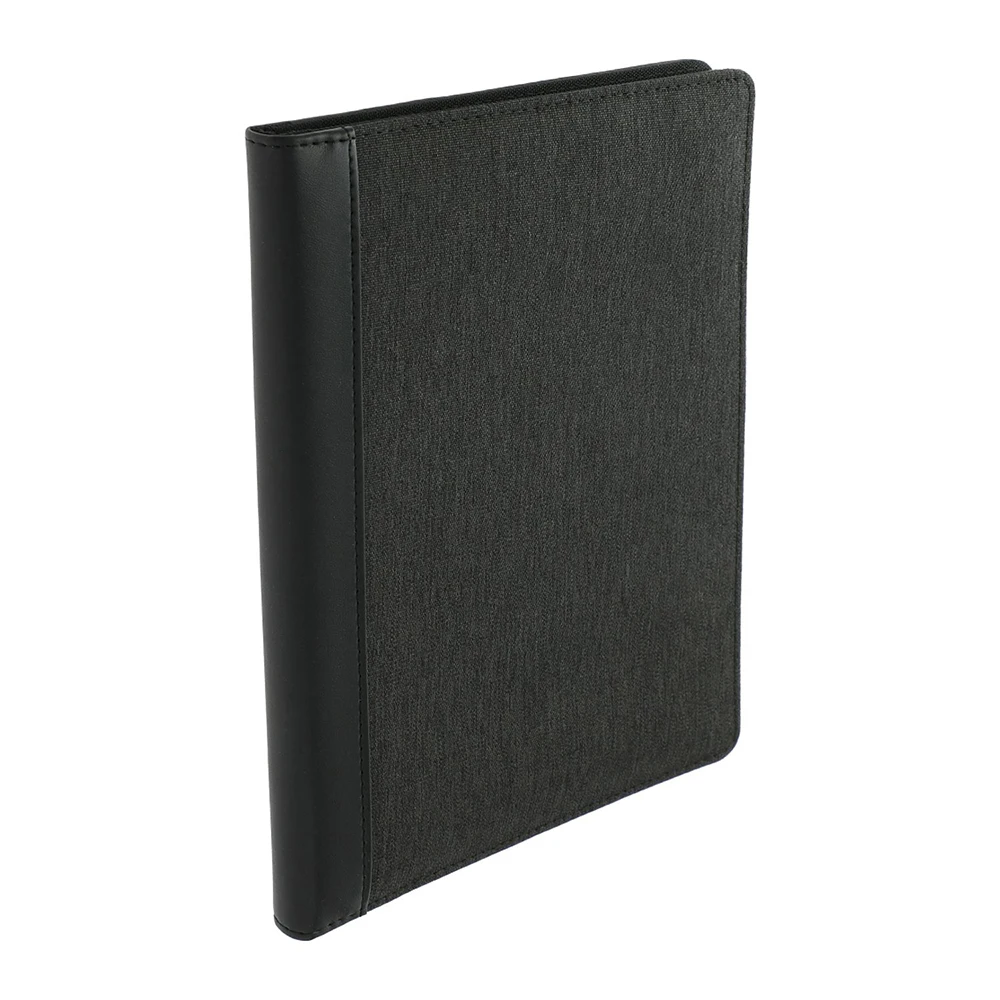 A5 Padfolio Business Portfolio Folder,Junior Size Document Folder Organizer, Padfolio with Interior Pocket and Pen Loop