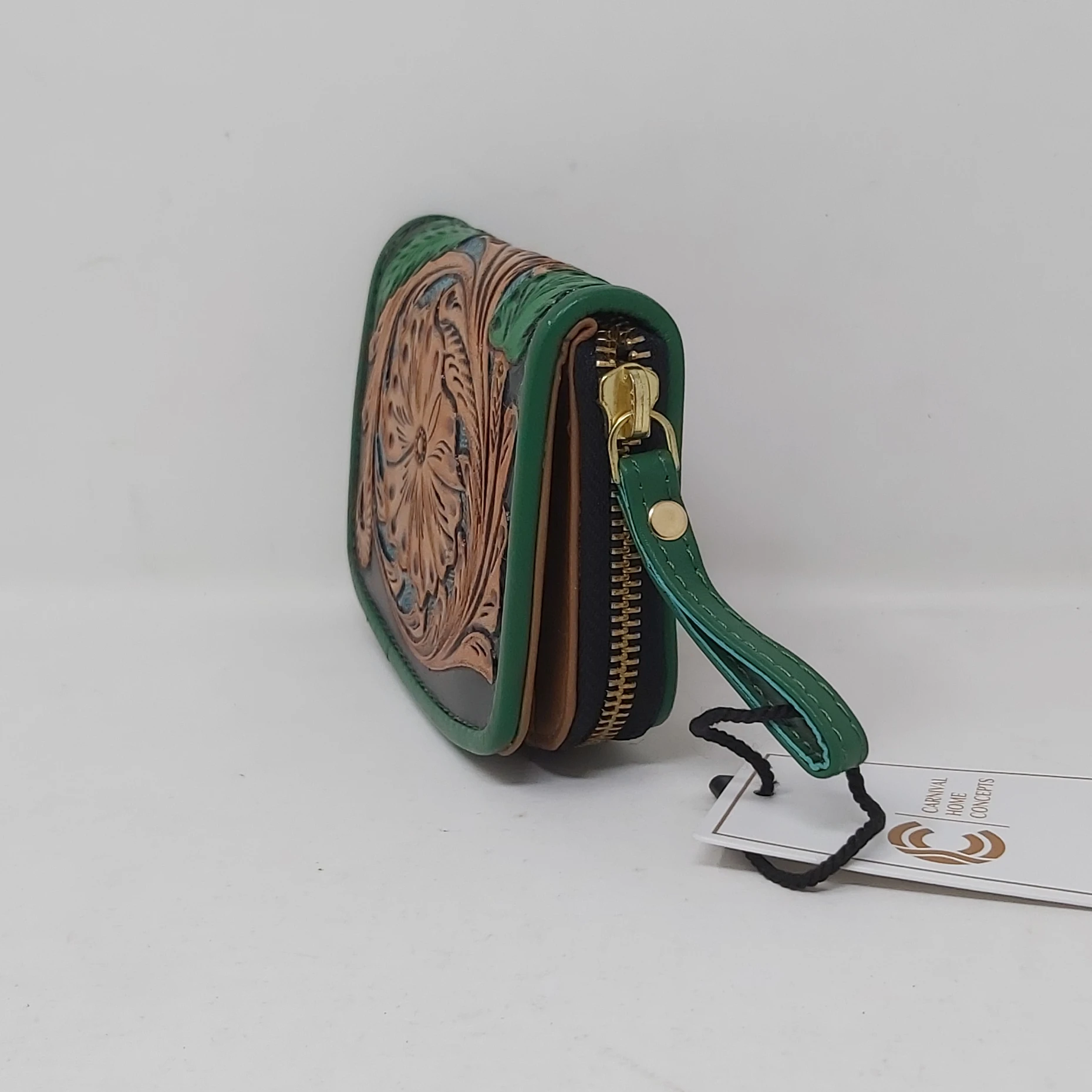 Genuine Leather Clutch Purse For Women Handmade Handcrafted Design Trending Pure Leather Hand Clutches Ladies Women Zipper Purse