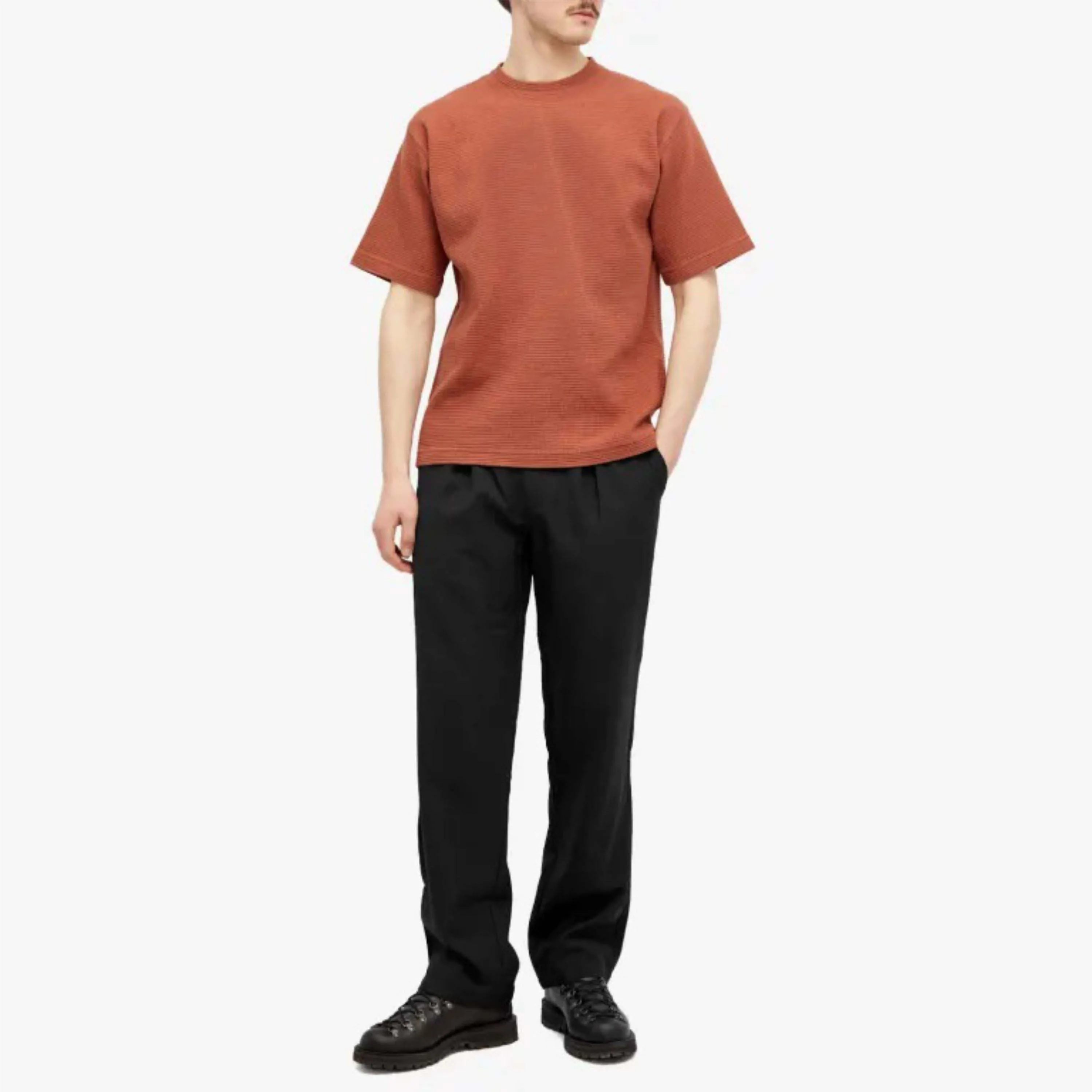 Fashionable Waffle T-Shirt - Durable, Breathable, and Perfect for Casual Wear and Everyday Use