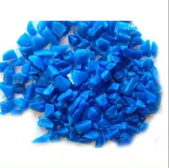 stock clean Recycled  plastic scraps/  milk bottle scrap/1.5mm 2mm Thick Black/Blue HDPE  Geomembrane  Water Tank Pond Liner
