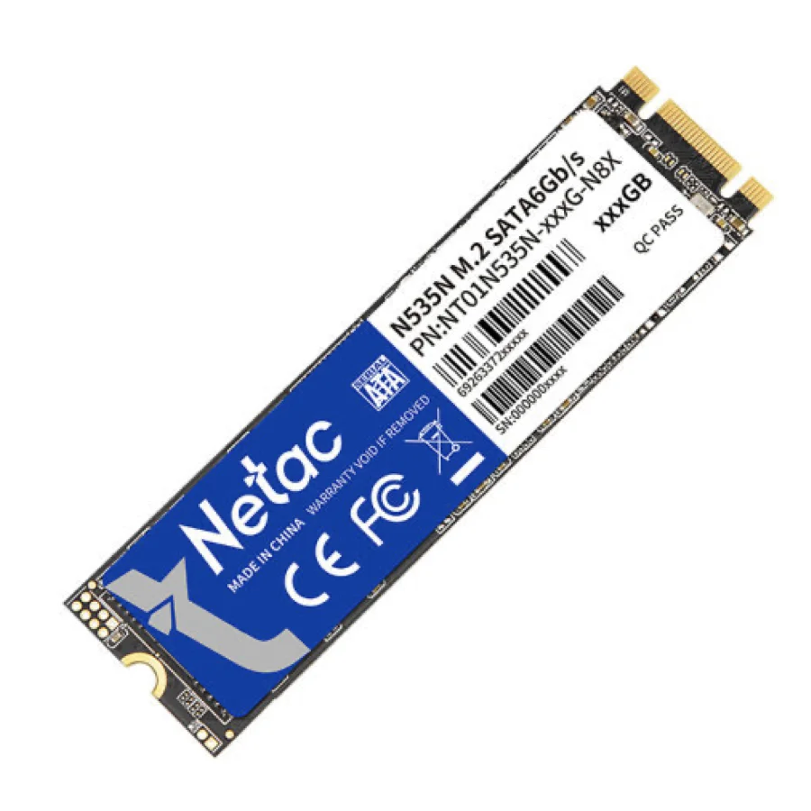 Netac N535N SSD M.2 2280 SATA 6Gb/s 128GB 256GB  512GB 1TB 2TB Reliable quality and stable performance