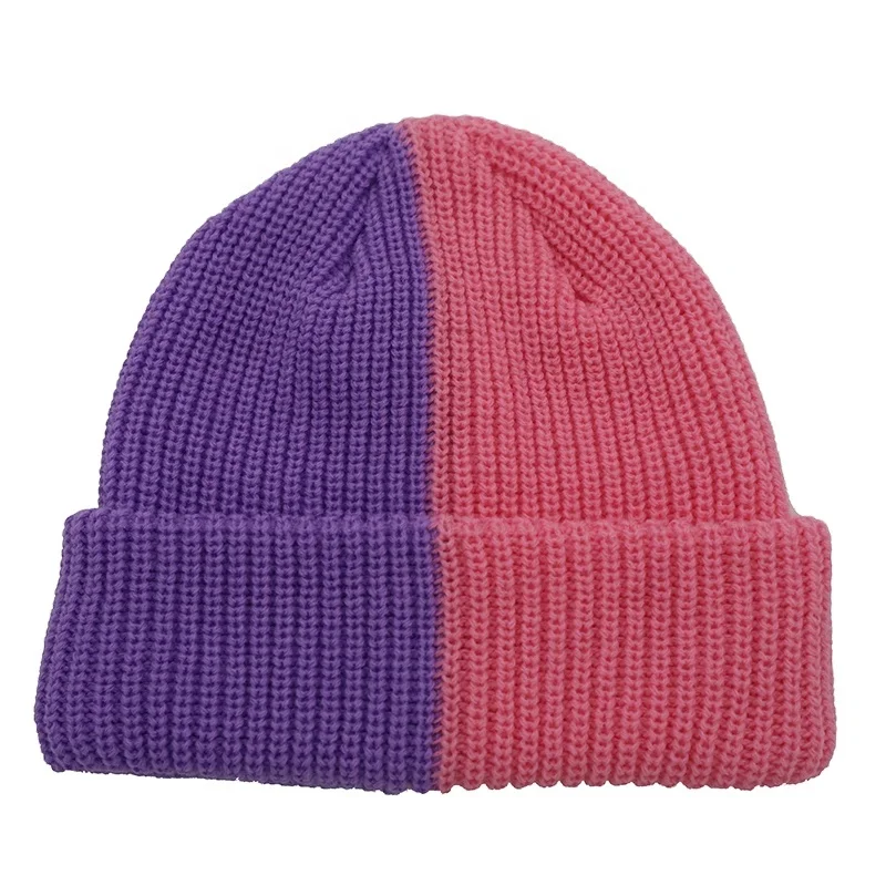 Premium quality fashionable custom Beanie hats winter beanie knit hats wool 100% acrylic beanie hats for men unisex comfortable