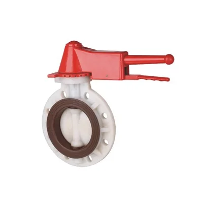 Hot Sale PPH/PVDF/CPVC/PE Plastic Industrial Manual Hand Butterfly Valve For Chemical Industry D71XS-10S