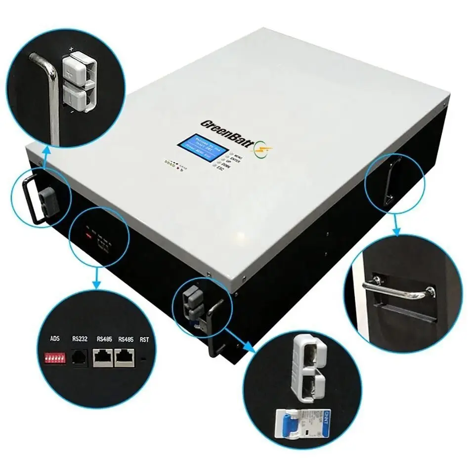 Tesla Powerwall Solar LFP Battery 10kw Lifepo4 Lithium Ion Batteries 48V 200Ah Home Power Storage