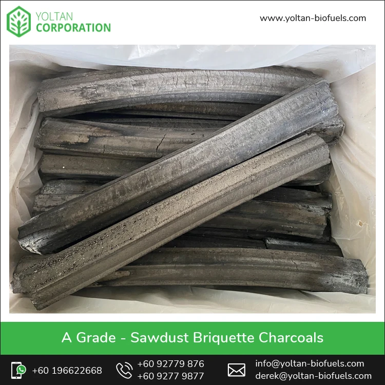 Superb Grade High Quality Long Burning Time Natural Ingredients Coconut BBQ A Grade Sawdust Briquette Charcoal