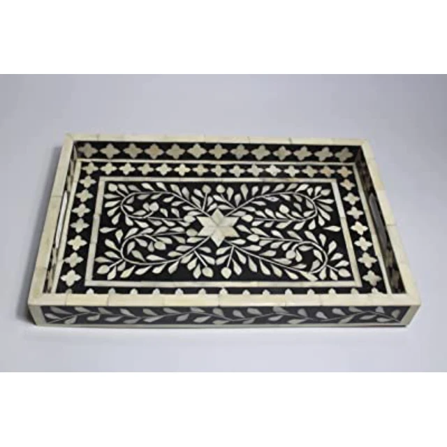 BEST SELLING BONE INLAY SERVING TRAY NEW BONE INLAY MOTHER OF PEARL TRAY