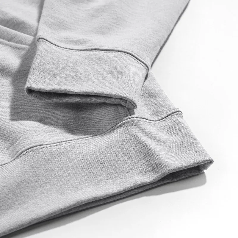 Bella Canvas Sweatshirt Heather Gray Jersey Lining Custom Hoodies Heavyweight Printing Hoodie Pullover Comfortable Soft Hoodies